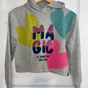 Girl Boboli cropped hoodie